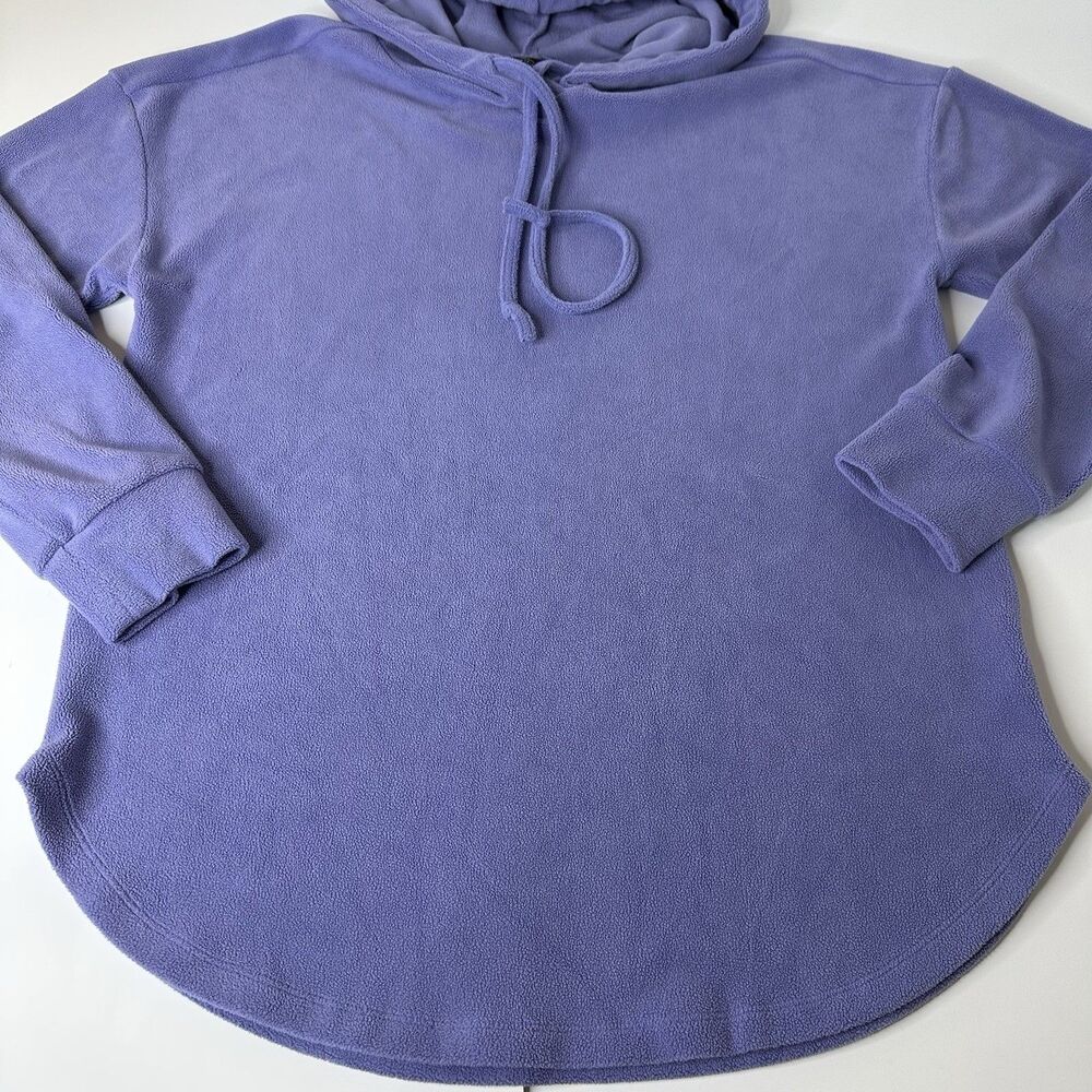 PacSun Lavender Fleece Hoodie Sz M Purple Coastal Granddaughter Soft Girl Cozy - Picture 9 of 13